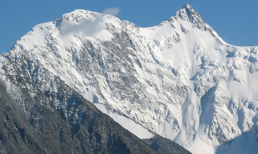 Belukha ( 4506m ) - highest peak in the Altai Mountains of Russia