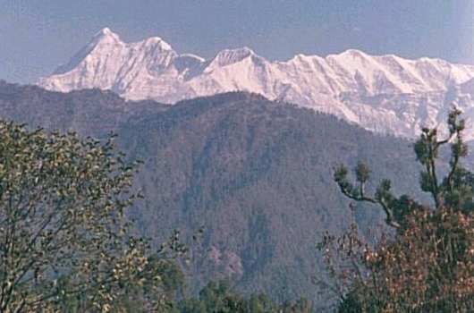 Nanda Devi in the Garwal Himalaya - the highest mountain in India