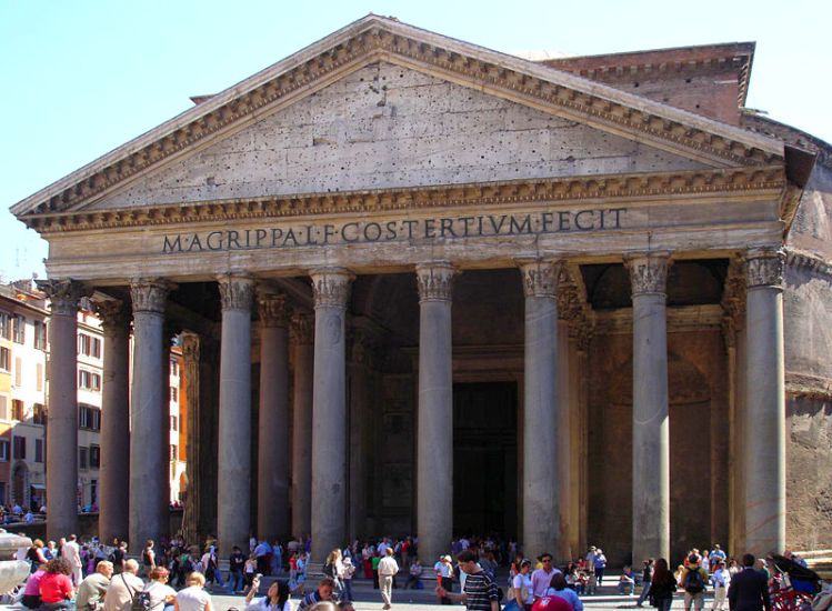 Pantheon in Rome the capital city of Italy