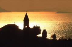 Sunset on Dalmatian Coast of Croatia