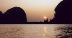 Sunset Cruise on Phang Nga Bay in Southern Thailand