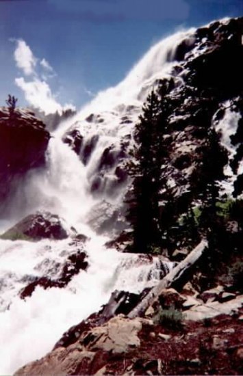 Carson Peak Falls in the Sierra Nevada of California