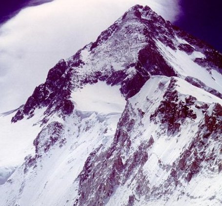 The Eight Thousanders - Gasherbrum I ( 8068 metres ) in the Karakorum Mountains of Pakistan - the world's eleventh highest mountain