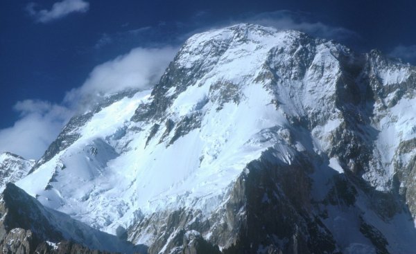 Broad Peak ( 8047 metres ) in the Karakorum Mountains of Pakistan - the world's twelfth highest mountain