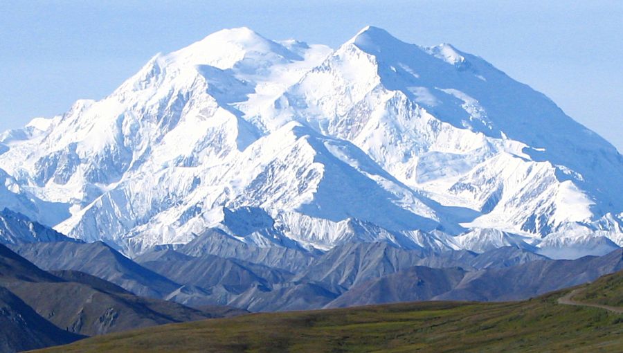 Denali ( Mount Mckinley ) in Alaska - the highest mountain in the USA and North America