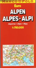 European Alps Map