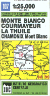 Monte Bianco-Courmayer-Chamonix M.B.-La Thule:
