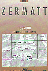 Zermatt Walking / Hiking Map