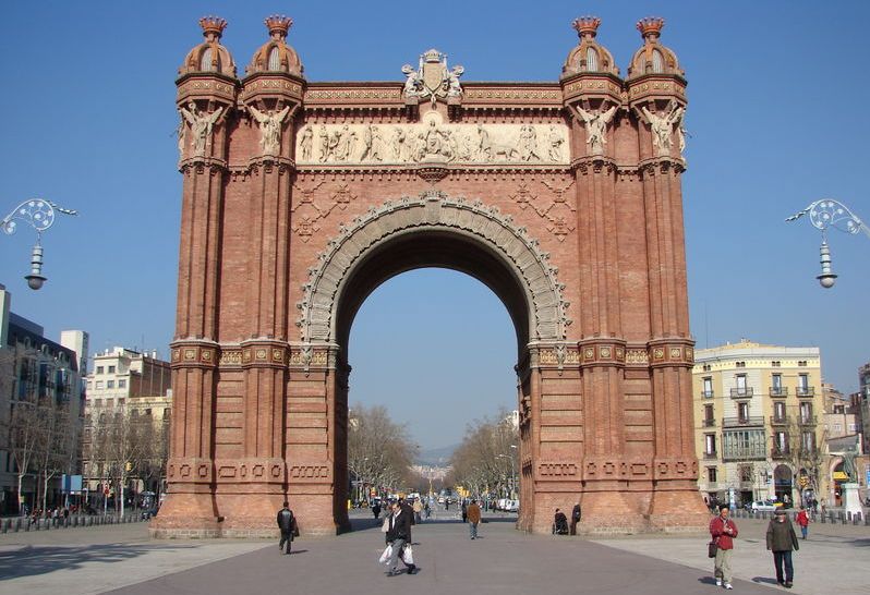 Arc de Triomf in Barcelona