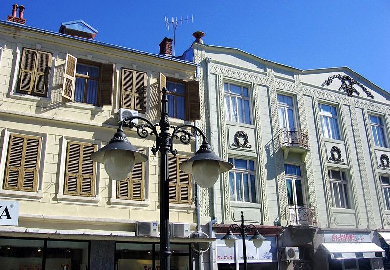 Buildings in City of Bitola on Macedonia - Greece Border