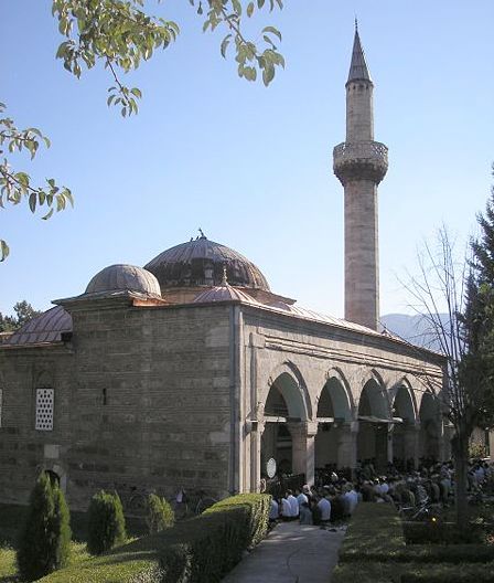 Aladja Ottoman Mosque in Skopje in Macedonia
