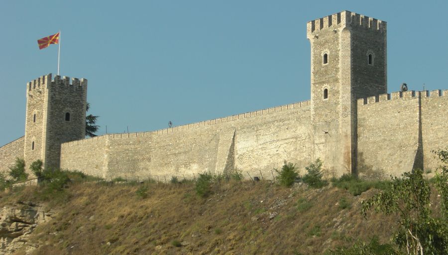 Kale Fortress in Skopje in Macedonia
