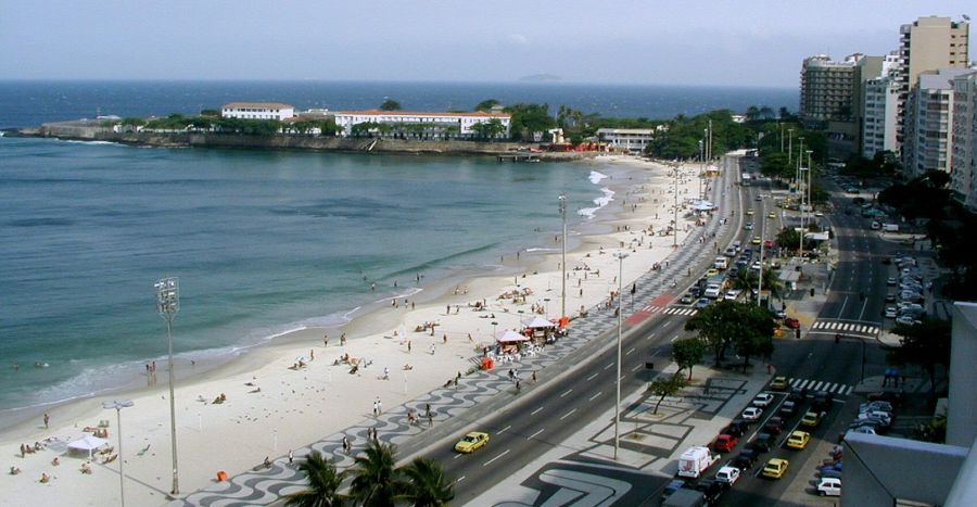 Copacabana Beach in Rio de Janeiro