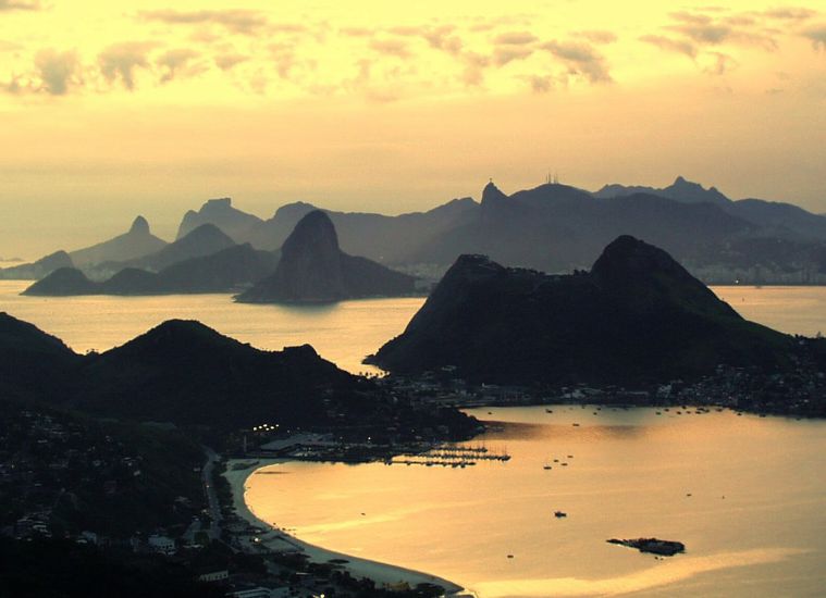 Sunset in Rio de Janeiro