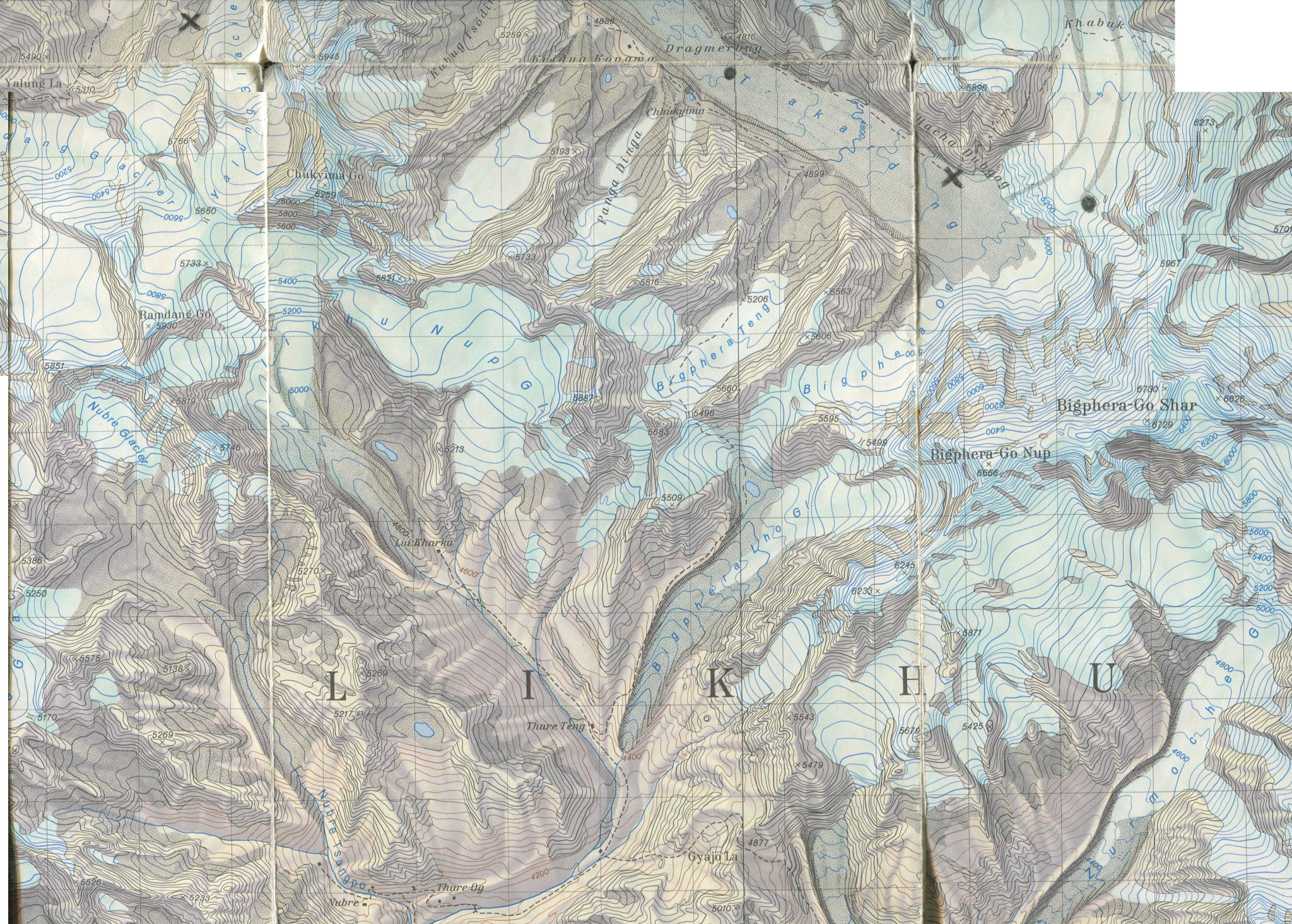 Rolwaling Valley Map