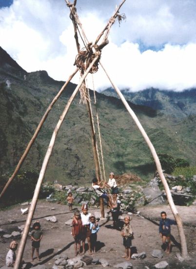 Lingaping ( swing ) at Shertung