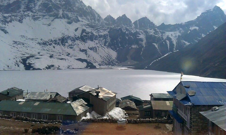 Gokyo Lake from Gokyo Village