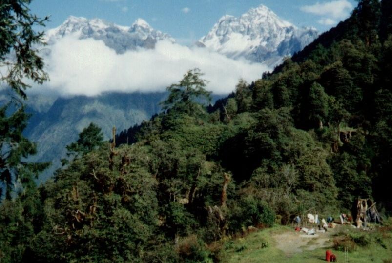 Mt.Urkinmang from above Tharkye Ghyang