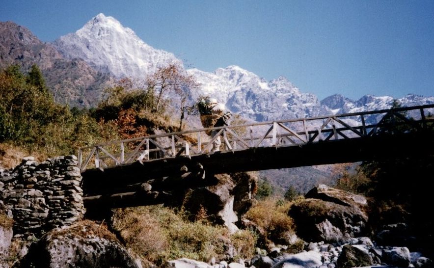 Charpati Himal on descent from Lukla