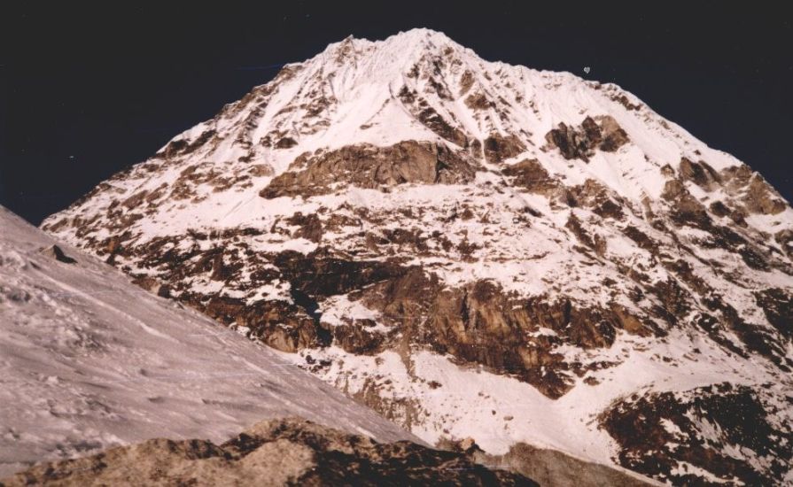 Ganshempo on descent from Tilman's Pass