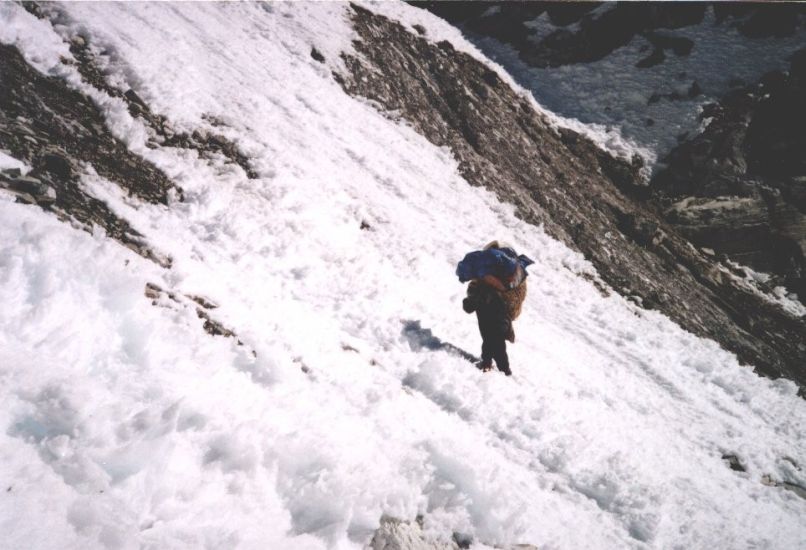 Ice-fall on Balephi Glacier