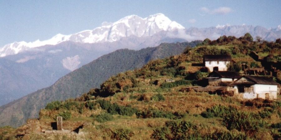 The Lamjung Himal from Ganpokhara