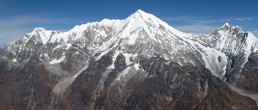 Langtang Lirung and Kimshung