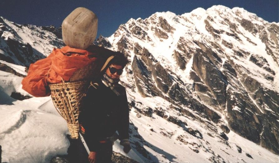 Baudha Peak from Rupina La