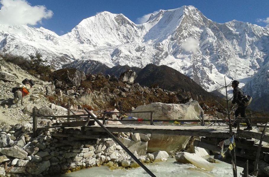 North Peak of Mount Manaslu