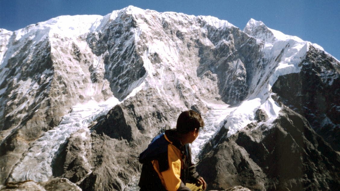 Mt.Numbur from above the Zurmacher Glacier