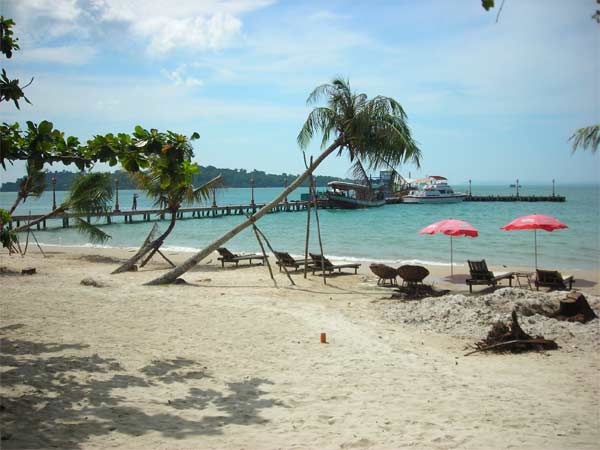 Victory Beach in Sihanoukville in Southern Cambodia