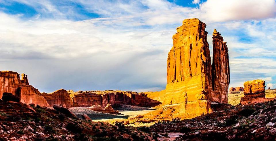 Red Rock Towers in Arches National Park