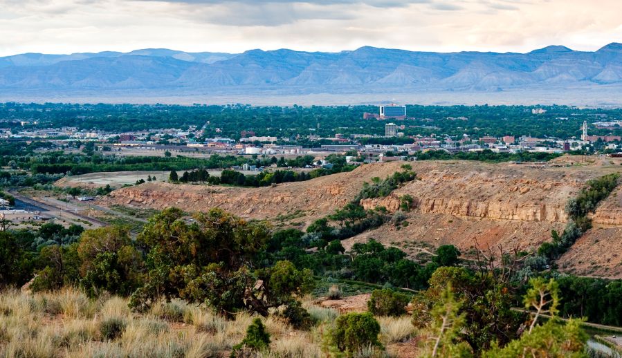 Grand Junction near the Colorado National Monument