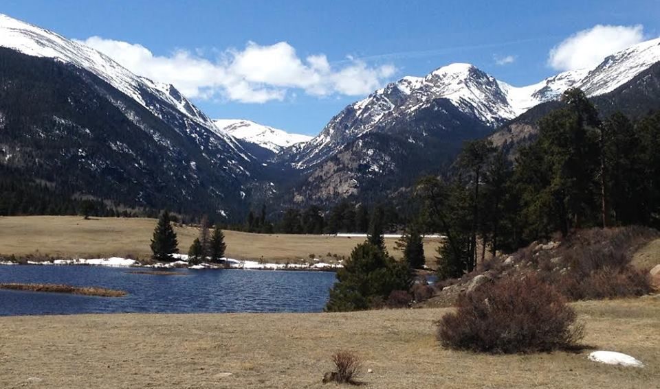 Sheep Lake in the Rocky Mountain National Park