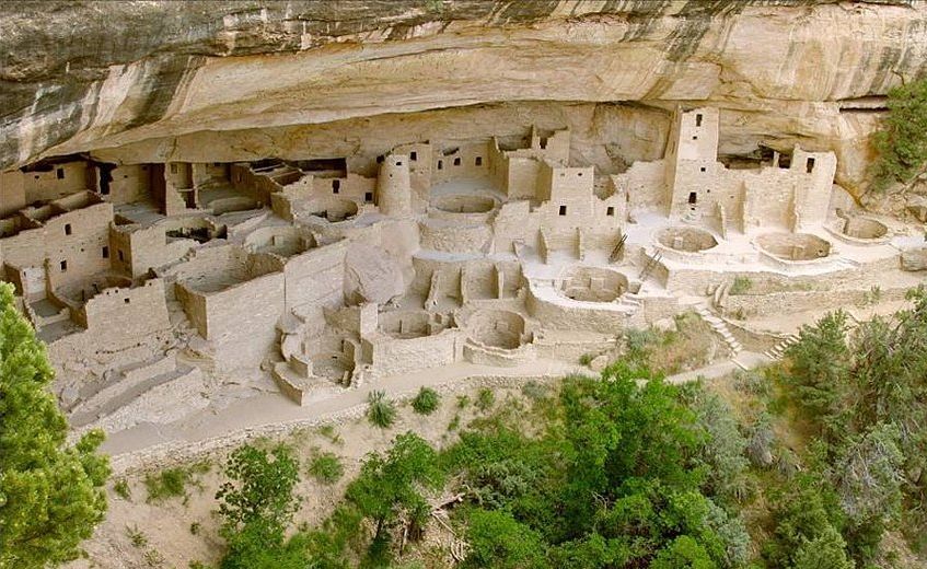 Cliff dwellings at Mesa Verde