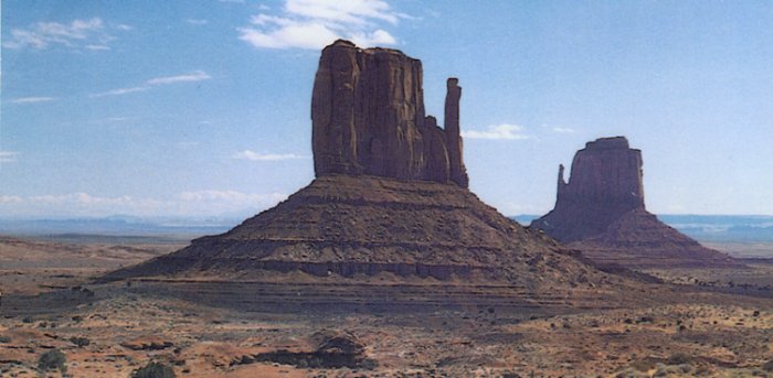 Left-hand and Right-hand Mittens in Monument Valley