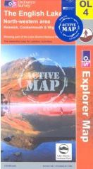 English Lakes - NW Area OS Explorer Map