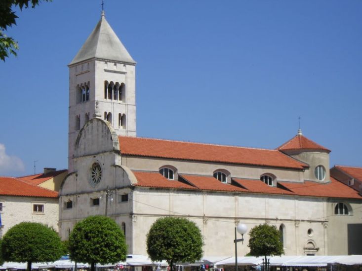 St. Stosija Church in Zadar on the Dalmatian Coast of Croatia