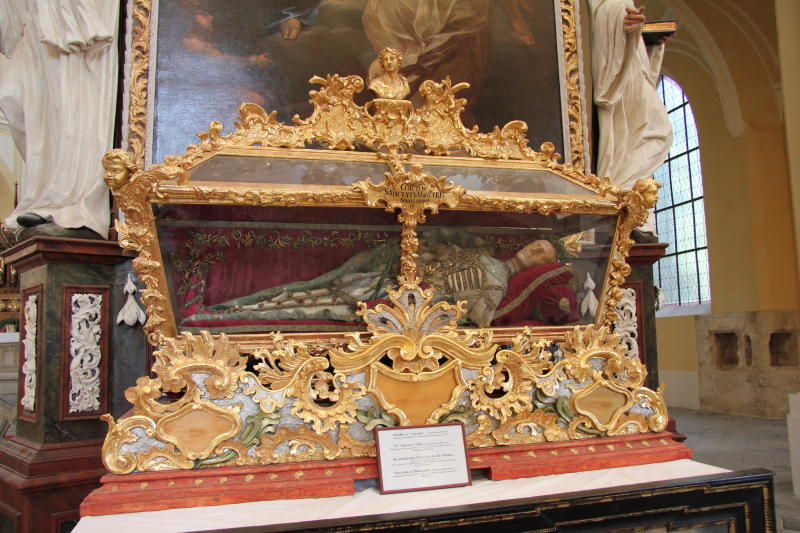 Interior of Cathedral of Assumption of Our Lady at Sedlec near Khutna Hora in the Czech Republic