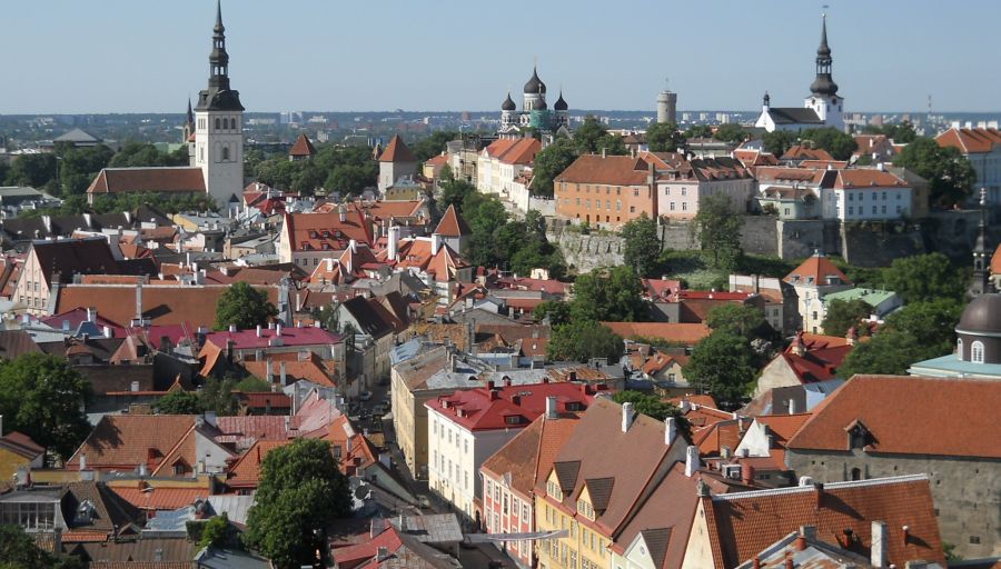 View over Tallinn - capital city of Estonia