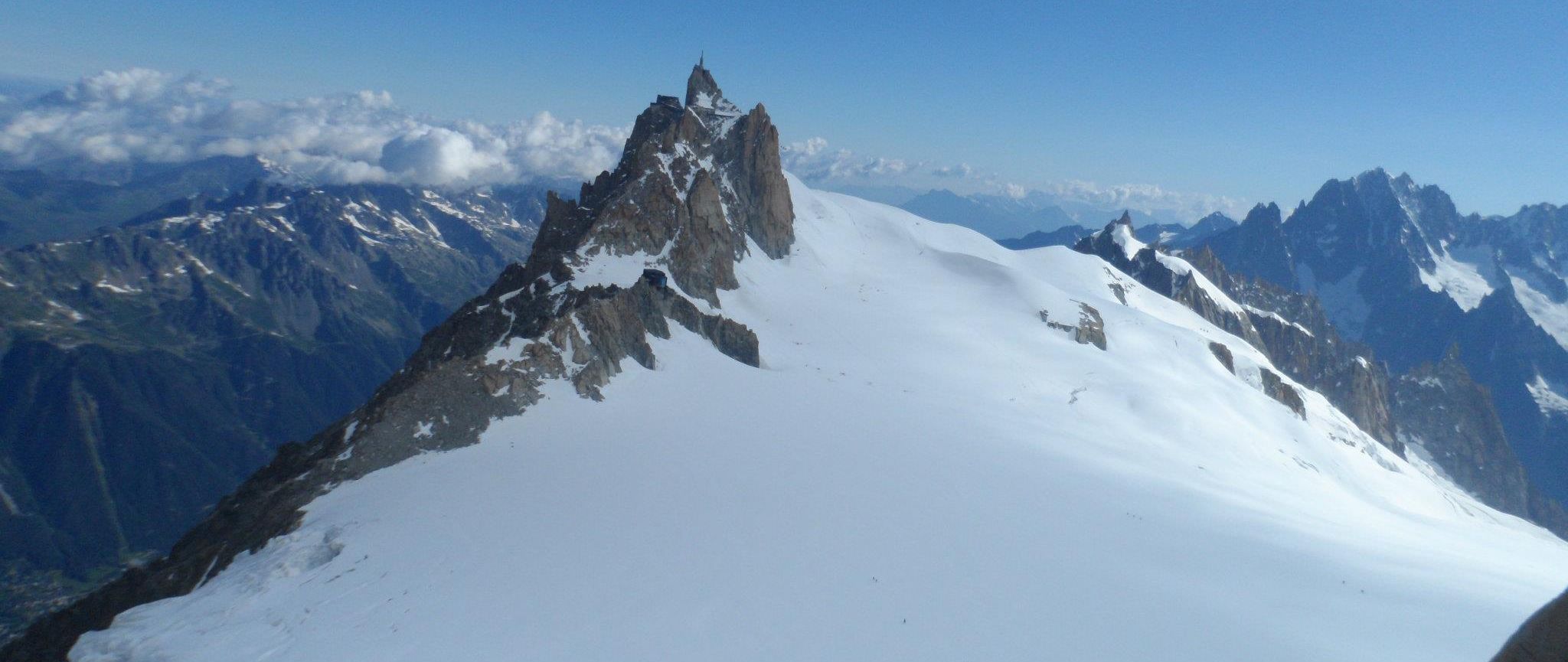 Aiguille du Midi in the French Alps at Chamonix