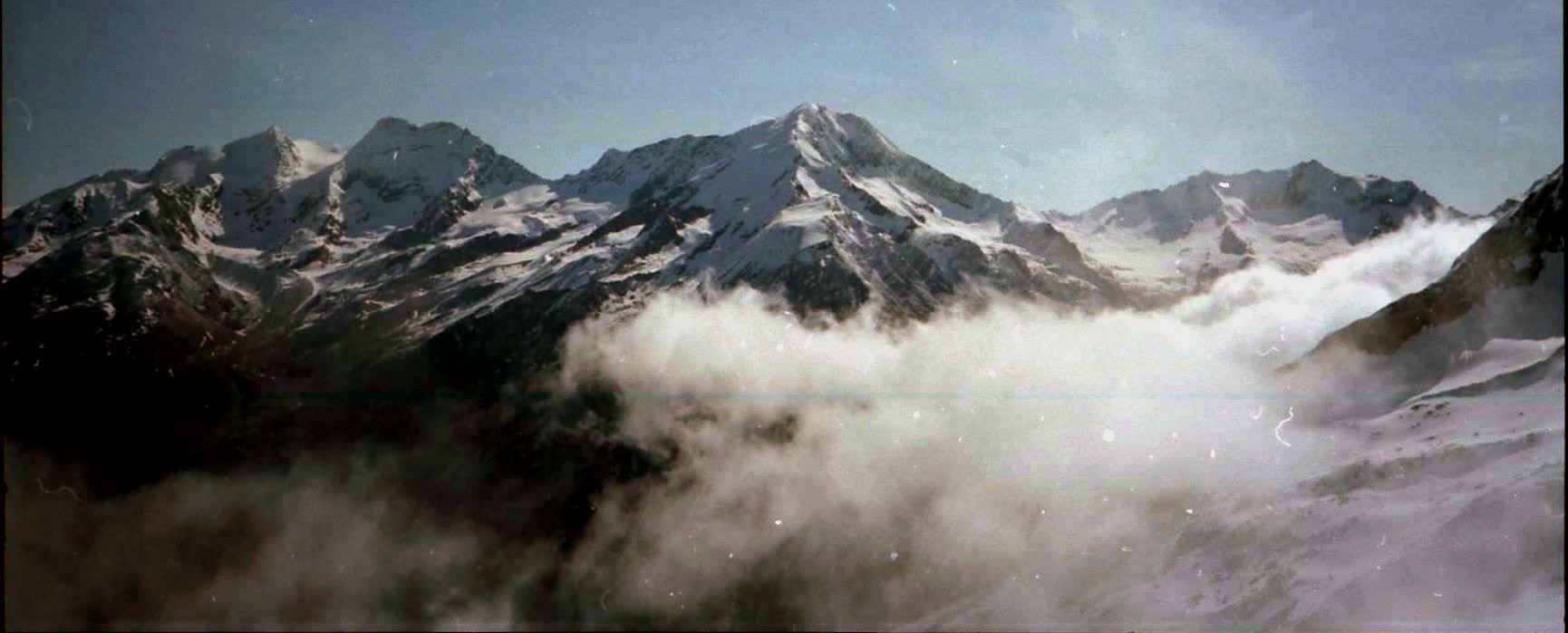 Weissmies from above Saas Fe