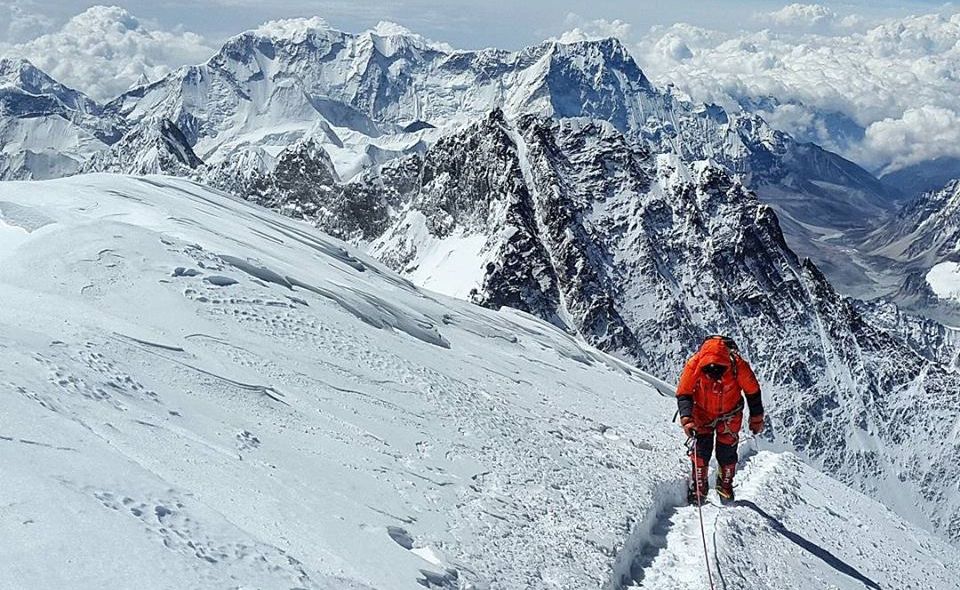 Nuptse from Mount Everest