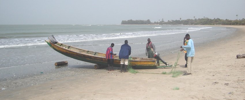 Fishing Boat on Beach at Sanyang