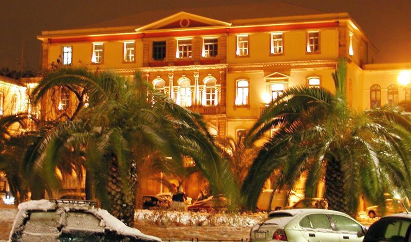 Court House in Chania Town on Greek Island of Crete