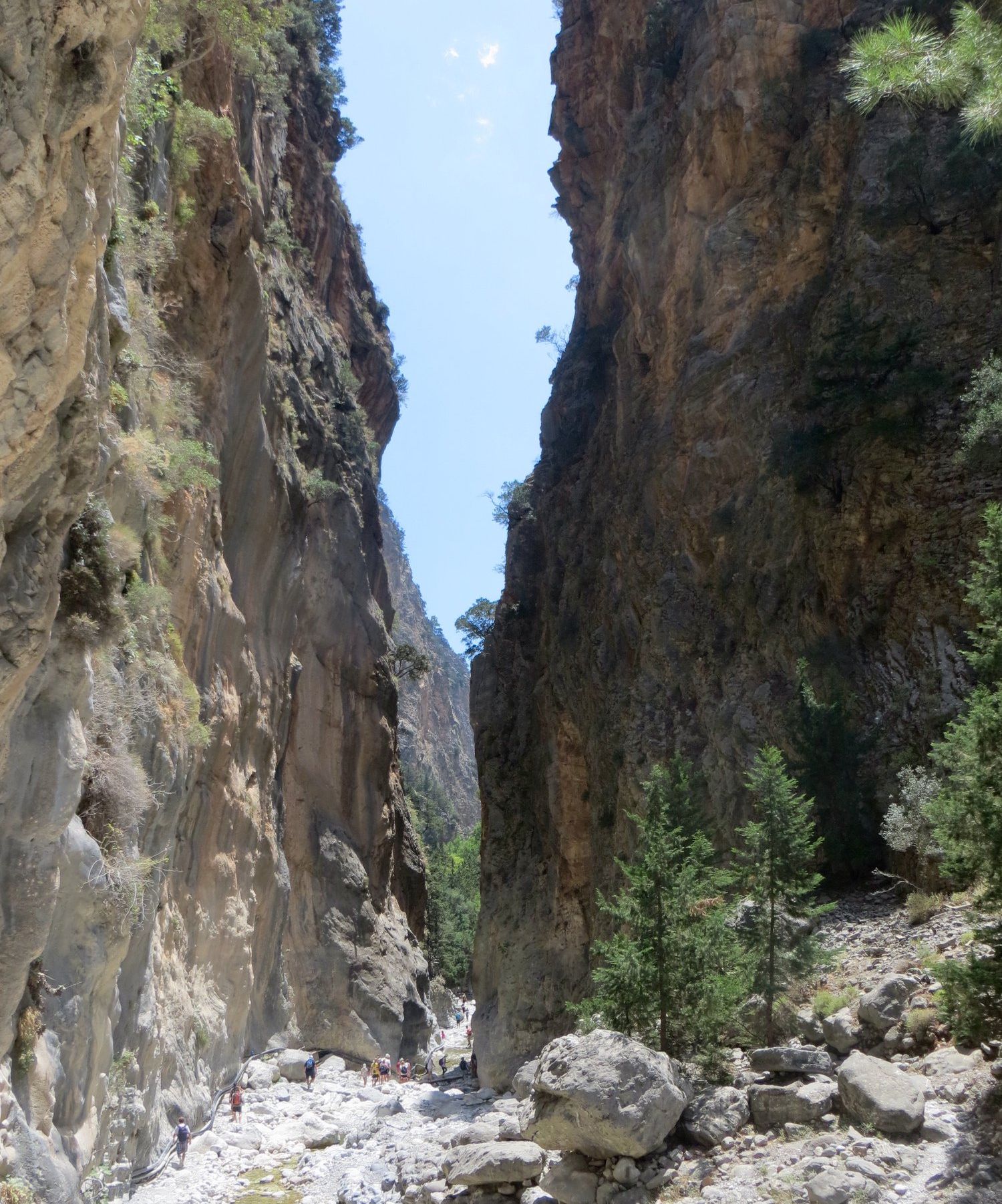 Samaria Gorge on Greek Island of Crete