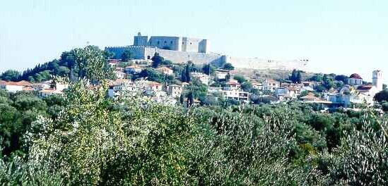 Chlemoutsi Castle on the Peloponnese