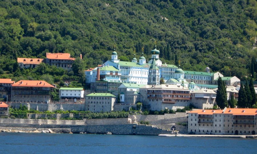 Agiou Panteleimonos Monastery on Mount Athos