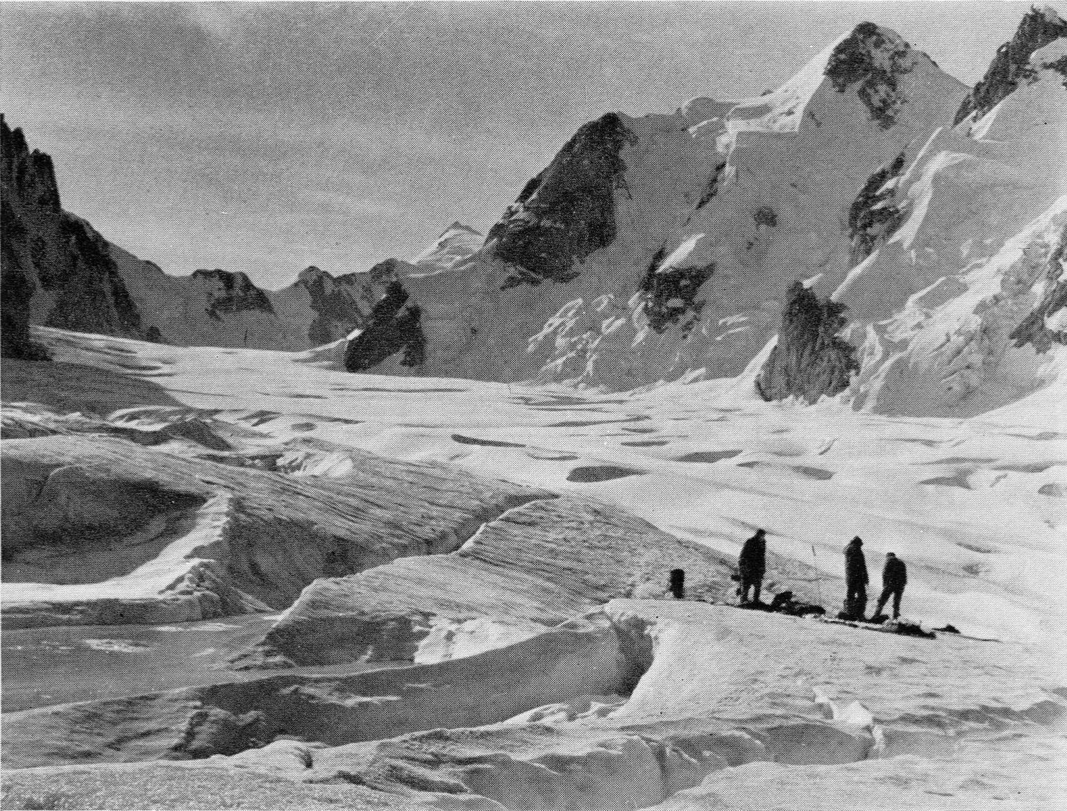 Sefstrom Glacier in the  Staunings Alps in Greenland