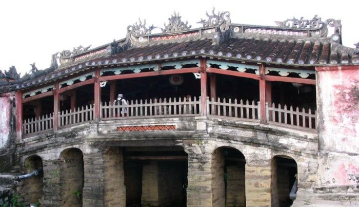 Japanese Bridge in Hoi An fishing village in Vietnam